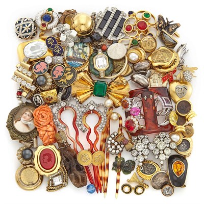 Lot 1683 - Group of Costume Jewelry and Combs