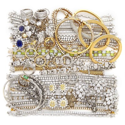 Lot 1684 - Group of Costume Jewelry and Fragments