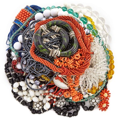 Lot 1682 - Group of Costume and Bead Jewelry