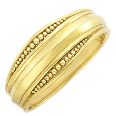 Lot 10 - Gold Bangle Bracelet, Helen Woodhull