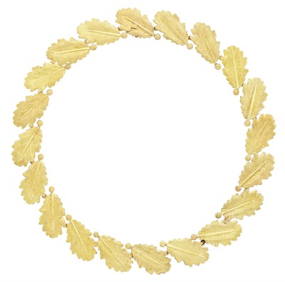 Lot 146 - Gold Leaf Necklace, Mario Buccellati