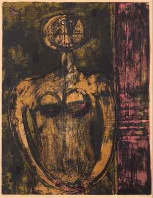 Lot 1152 - Rufino Tamayo (1899-1991) DESNUDO EN NARANJA...