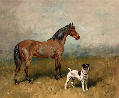 Lot 193 - John Emms British, 1843-1912 Pony and Jack...