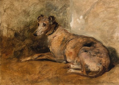 Lot 194 - John Emms British, 1843-1912 A Recumbent...