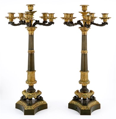 Lot 361 - Pair of Louis Philippe Parcel Gilt- and...