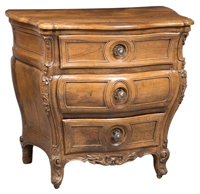Lot 309 - Louis XV Provincial Walnut Small Commode 18th...