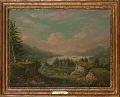 Lot 1030 - John Evers American, 1797-1884 Ruins of the...