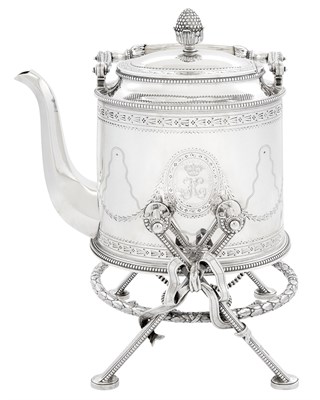 Lot 154 - Russian Silver Tea Service Andrei Bragin, St....