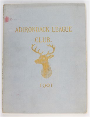 Lot 25 - [ANGLING CLUB] Adirondack League Club. New...