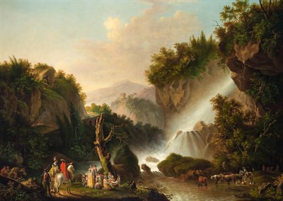 Lot 89 - Italian School Circa 1790 The Waterfalls at...
