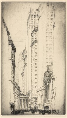 Lot 106 - Bror J. O. Nordfeldt (1878-1955) BROAD STREET,...