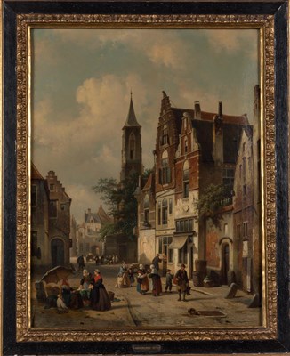 Lot 79 - Jan Michael Ruyten Belgian, 1813-1881 View of...