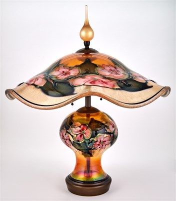 Lot 507 - Charles Lotton Iridescent Multi Flora Glass...