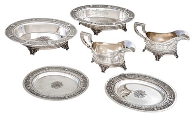 Lot 282 - Mauser Mfg. Co. Sterling Silver Part Dinner...