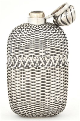 Lot 269 - Gorham Sterling Silver and Glass Flask 1890...