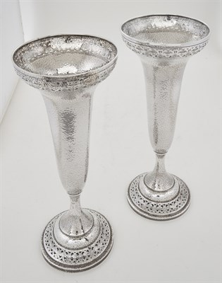 Lot 296 - Pair of Black Starr & Frost Sterling Silver...