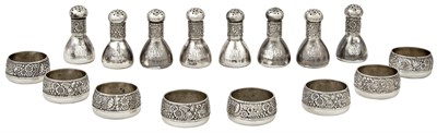 Lot 110 - Set of Gorham Sterling Silver Salt Cellars and...