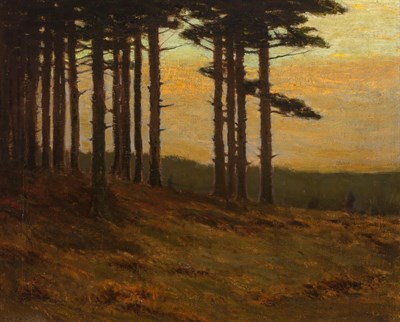 Lot 2025 - Charles Warren Eaton American, 1857-1937 Edge...