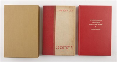 Lot 146 - GOLDSTEIN, ABRAHAM Fish-fang: fartseykhenungen...