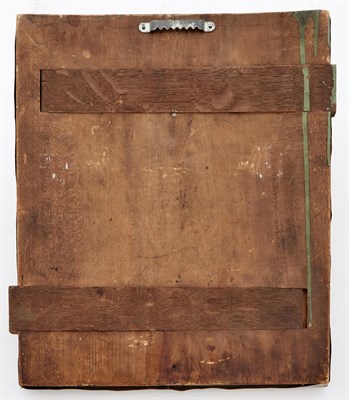 Lot 157 - Russian Silver-Gilt and Enamel Icon of the...