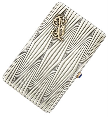Lot 182 - Russian Silver Cigarette Case Morozov,...