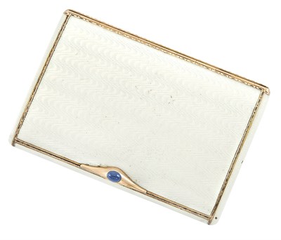 Lot 177 - Russian Gold-Mounted Silver-Gilt and Guilloché...