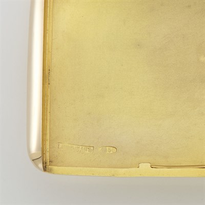 Lot 178 - Russian Jeweled Gold Cigarette Case Marshak,...