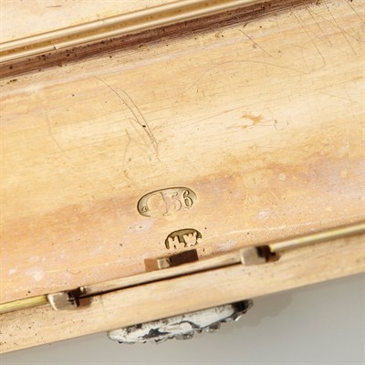 Lot 179 - Continental Two-Color Gold Cigarette Case 20th...