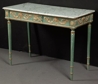 Lot 576 - Italian Neoclassical Style Painted and...