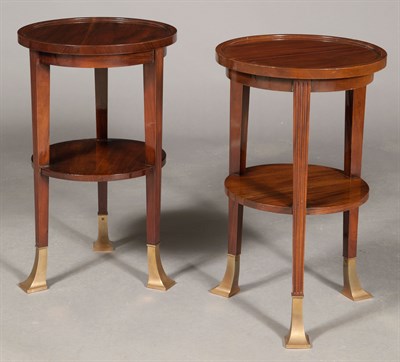 Lot 141 - Pair of Continental Mahogany and Bronze...