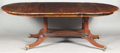 Lot 574 - William IV Style Rosewood Extension Dining...