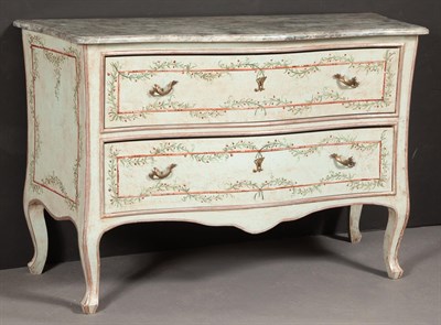 Lot 121 - Italian Rococo Style Painted Commode Height 34...