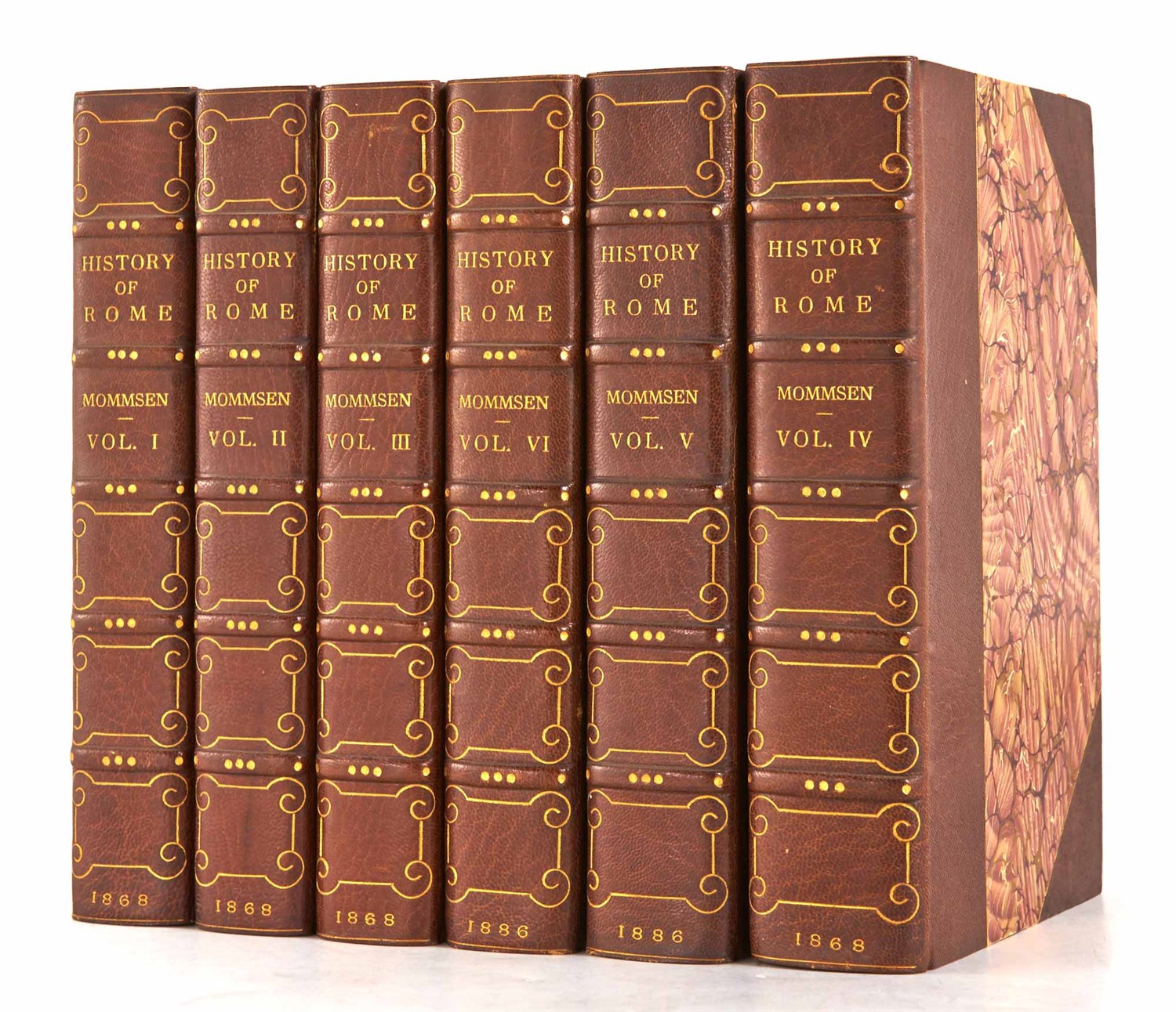 Lot 207 - [BINDINGS] MOMMSEN, THEODOR. The History of...