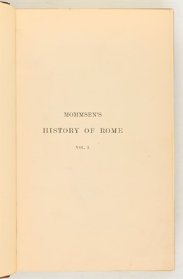 Lot 207 - [BINDINGS] MOMMSEN, THEODOR. The History of...