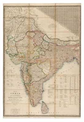 Lot 55 - [INDIA-MAP] WYLD, JAMES (publisher). Map of...
