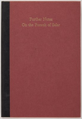 Lot 81 - BISSELL, ALFRED E. Further Notes on the...
