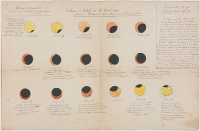 Lot 60 - [Solar Eclipse] A French 1912 Illustration of...