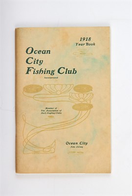 Lot 24 - [ANGLING CLUB] 1918 Year Book. Ocean City...