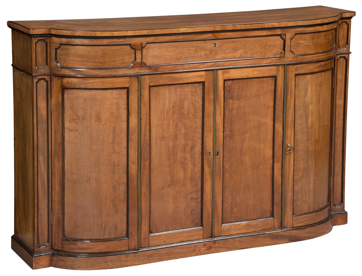 Lot 277 - Regency Mahogany and Part-Ebonized Side...