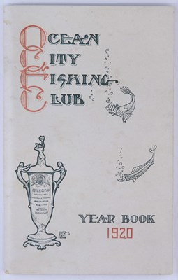 Lot 41 - [ANGLING CLUB - NEW JERSEY] 1920 Year Book....