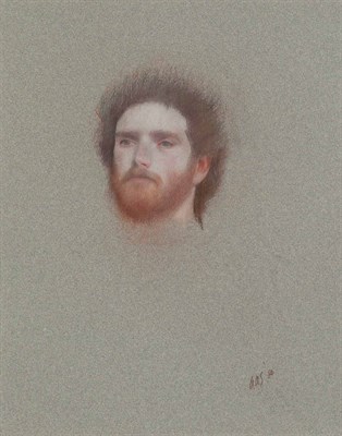 Lot 47 - Aaron Shikler American, 1922-2015 Head of a...