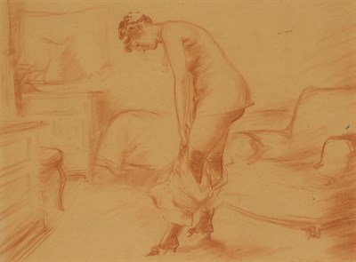Lot 2067 - Everett Shinn American, 1876-1953 Woman...
