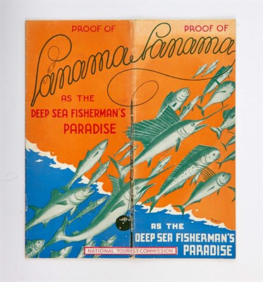 Lot 123 - [DEEP SEA FISHING] Proof of Panama as the Deep...