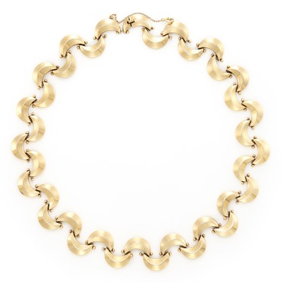 Lot 1147 - Gold Link Necklace
