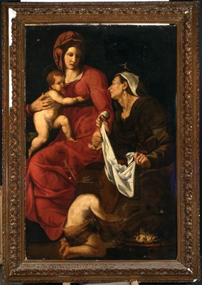 Lot 1 - Follower of Jacopino del Conte The Virgin and...