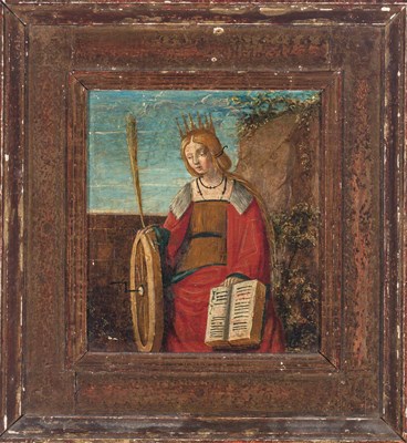 Lot 2 - Central Italian School 15th Century Saint...