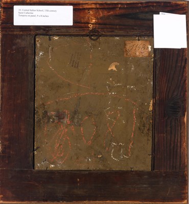 Lot 2 - Central Italian School 15th Century Saint...