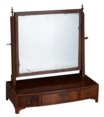 Lot 229 - George III Mahogany Dressing Mirror Height 21...