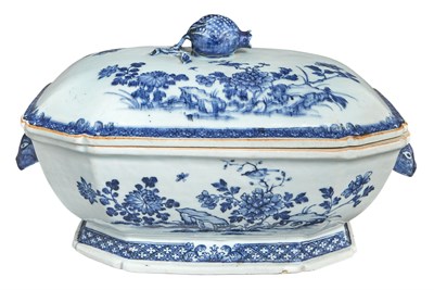 Lot 208 - Chinese Blue and White Glazed Export Porcelain...
