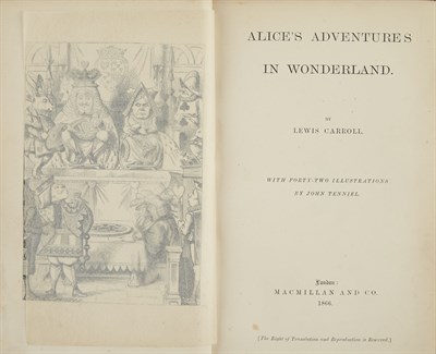 Lot 178 - CARROLL, LEWIS Alice's Adventures in...